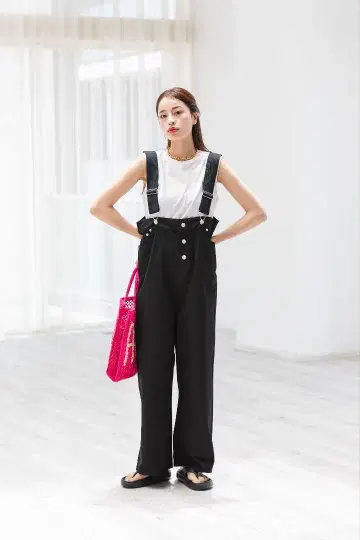 mite wide chino salopette