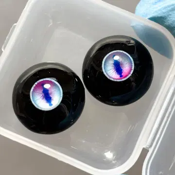 인형 눈 블랙 고양이눈 16mm-7mm