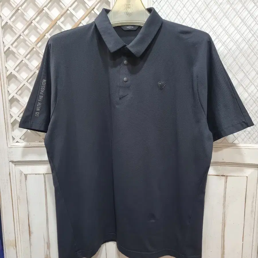 HAZZYS | 헤지스 [Hazzys] Golf Gray Pattern Kara Short Sleeve