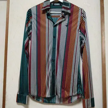 HYSTERIC GLAMOUR 스트라이프 긴팔 셔츠 M