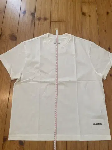 새상품 M 사이즈 JIL SANDER 팩 티셔츠 화이트 화이트