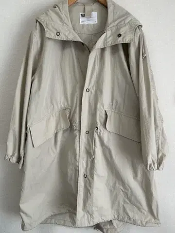MHL WASHED COTTON NYLON 코트