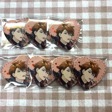 니지산지 Melty Valentine 하트형 캔뱃지 키타미 유세이
