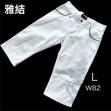 아야무스비 숏팬츠 L 사이즈 자수 용 32 (L)
