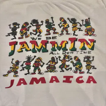 JAMMIN Jamaica 티셔츠 XL 100% 코튼 구제 의류