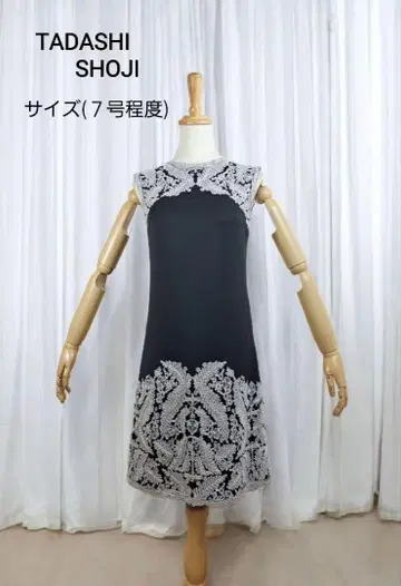 새상품급 TADASHI SHOJI 레이스 자수 드레스 원피스