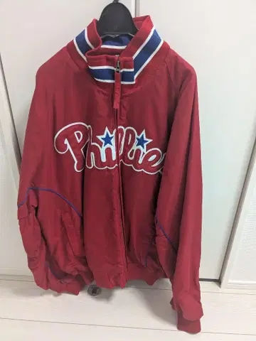 Phillies Majestic L 사이즈 바시티 자켓