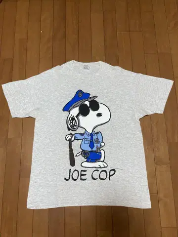 90년대 PEANUTS SNOOPY JOE COP 스누피 anvil