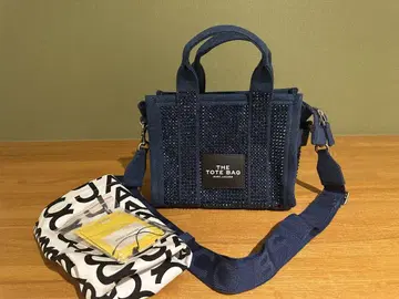 [ MARC JACOBS ] 더 크리스탈 데님 토트 백 스몰