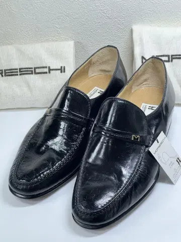 Moreschi 모레스키 로퍼 블랙 UK5.5 약 24.5cm