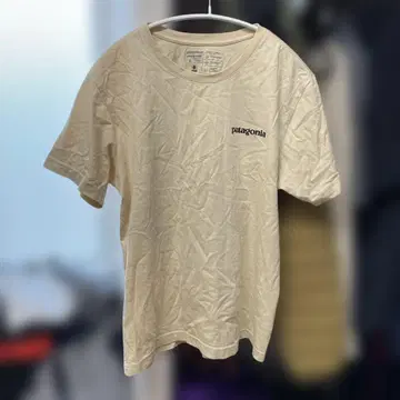 patagonia 오가닉 코튼 티셔츠 M 베이지