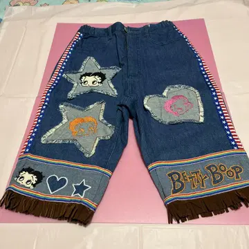 미사용 새상품 BETTY BOOP 하프 팬츠 하의