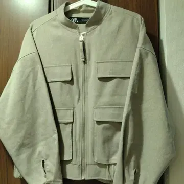ZARA 베이지 집업 자켓