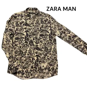 ZARA MAN 자라 올 패턴 긴팔 셔츠 사이즈 M