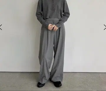 anuke 앤누크 Panel Wide Pants 와이드 팬츠