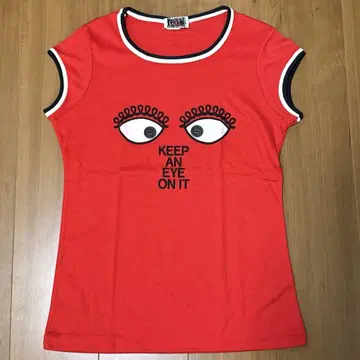 vintage 구제 의류 티셔츠 made in U.S.A. 빨간색