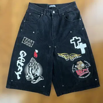 GALFY 블랙 숏팬츠 중형견