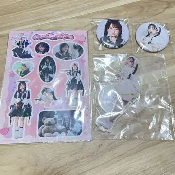 FRUITS ZIPPER 마츠모토 카렌 생탄제 아크릴 스탠드 캔뱃지 씰