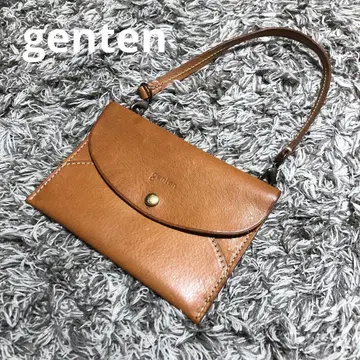 genten 액세서리 파우치 미니 백 핸드백 지갑 카드