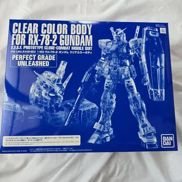 PG UNLEASHEDRX-78-2 건담 클리어 컬러