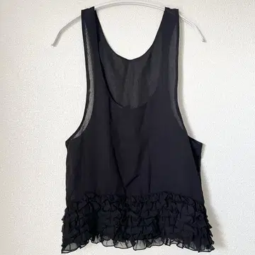 OZOC 오조크 시어 탱크탑 프릴 밑단프릴 시어탱크 M
