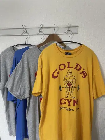 GOLD'S GYM 티셔츠 4매 세트 XL/L