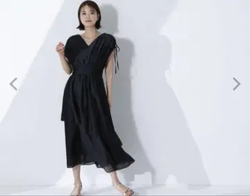 미사용 NATURAL BEAUTY BASIC V넥 티어드 원피스 PS