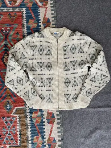 1960s Pilgrim Mohair Zip Up Knit