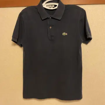 CHEMISE LACOSTE 문자 와니 네이비 남성용 3 사이즈