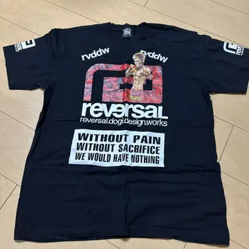reversal 티셔츠 L 블랙
