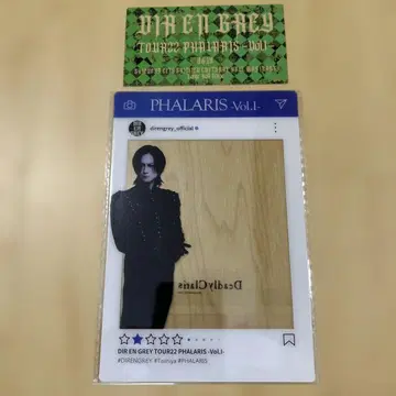 DIR EN GREY Toshiya 클리어 카드 스티커 세트