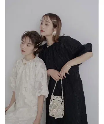 새상품급 [ 결혼식/포멀 ] jacquard dress