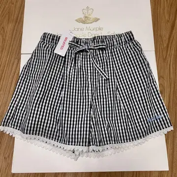 MILKFED. GINGHAM MINI 숏팬츠