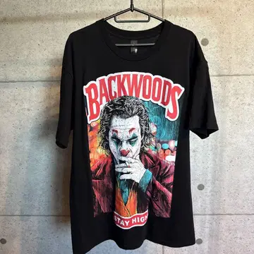 T셔츠 조커 Joker BACKWOODS 프린트 반팔 블랙
