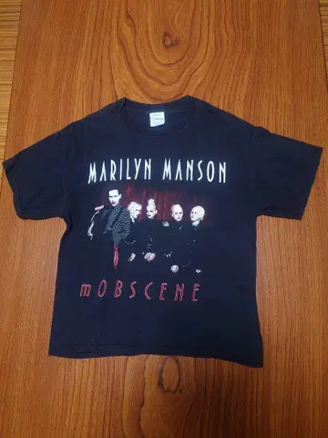 Marilyn Manson 2003년 mobscene 빈티지 티셔츠