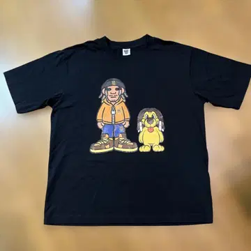 NASTY DOG 셔츠 MY&minidog Tee 블랙