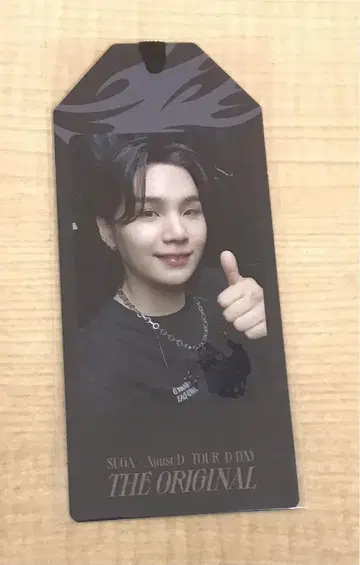 SUGA 윤기 Agust D TOUR D-DAY 비주얼 기프트 택