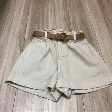 ZARA 베이지 하이웨스트 숏팬츠 S 사이즈