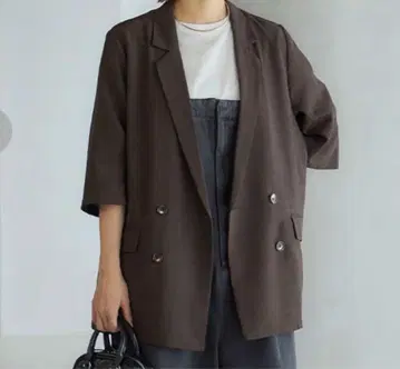 시마무라 다나카 리나 mysa 자켓 브라운 M 사이즈