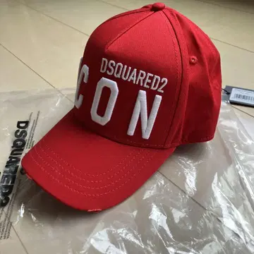 DSQUARED2 레드 ICON 캡