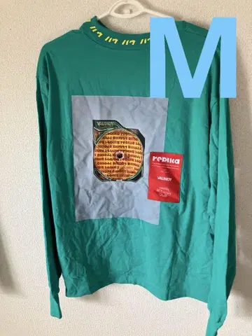 Vaundy replica 롱 T셔츠 백 프린트 그린 M