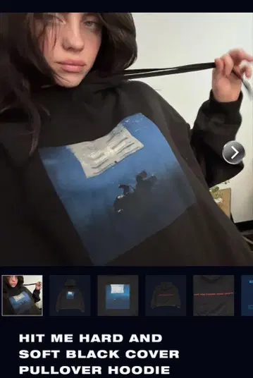 hoodie billie eilish 빌리 아이리쉬 굿즈 후드티