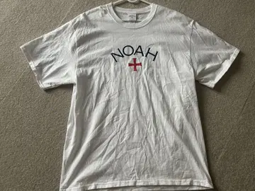 NOAH 화이트 티셔츠 100% 코튼