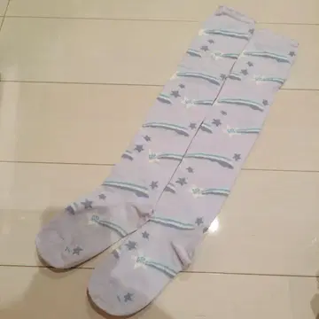 엔젤릭 프리티 별 패턴 삭스 라벤더