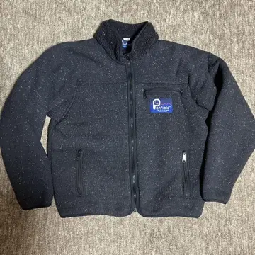 90s 펜필드 레트로 파일 플리스 USA 제작 블랙