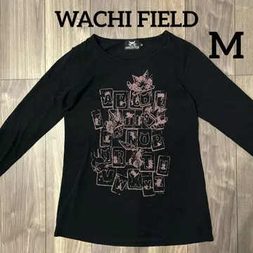 [ 레어 새상품급 ] WACHI FIELD 다얀 롱 T셔츠 알파벳 M