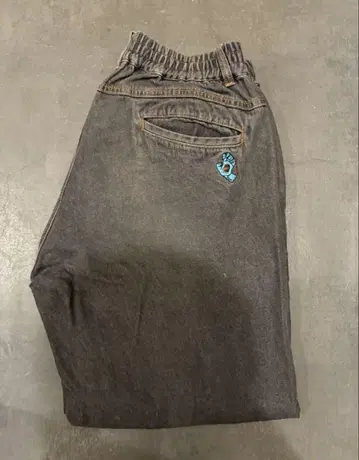 SANTA CRUZ 다크 그레이 데님 팬츠