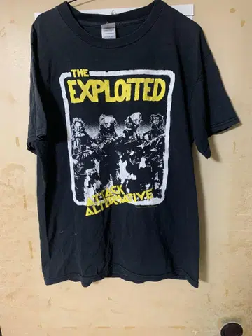 THE EXPLOITED 티셔츠 블랙