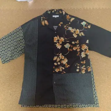 THE SHOP TK 알로하 셔츠 패치워크 셔츠 L 사이즈
