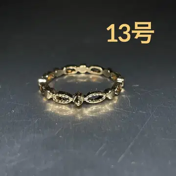 빈티지 패션 반지 골드 13호 체인 쇄 행운의 물건 반지